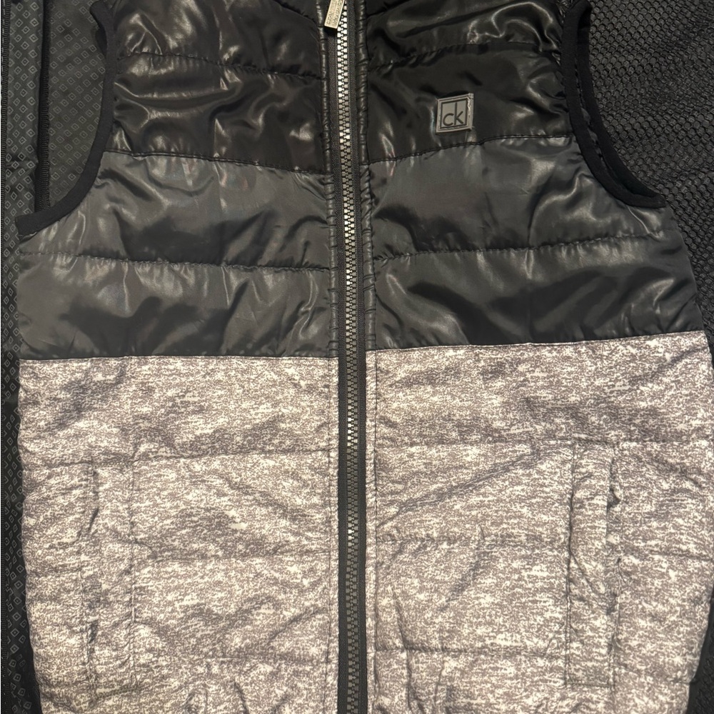Calvin Klein Jeans Black and Gray Kids Vest